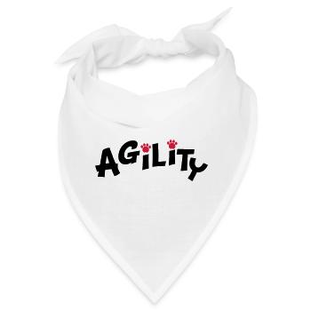 agility - Bandana - Weiß - Vorne