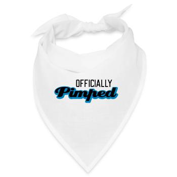 Officially Pimped - Bandana - Weiß - Vorne