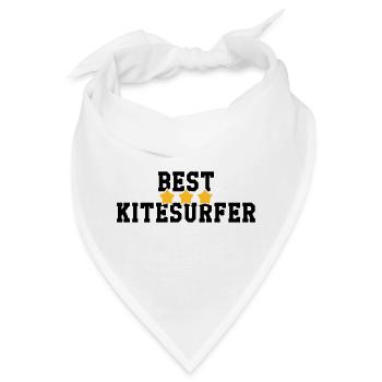 Kitesurfen / Kitesurfer / Kiteboarden / Kitesurf - Bandana - Weiß - Vorne