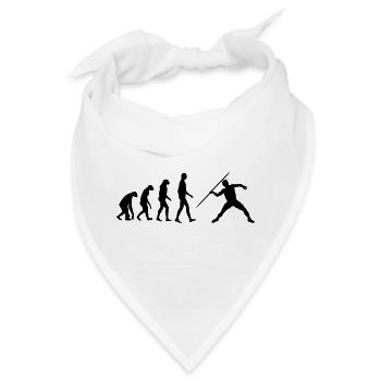 Speerwurf / Diskuswurf / Kugelstoßen / Hammerwurf - Bandana - Weiß - Vorne