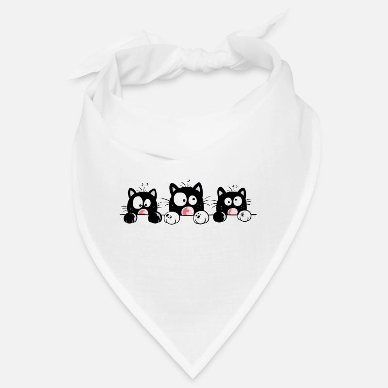 Neugierige Katzen Bandana