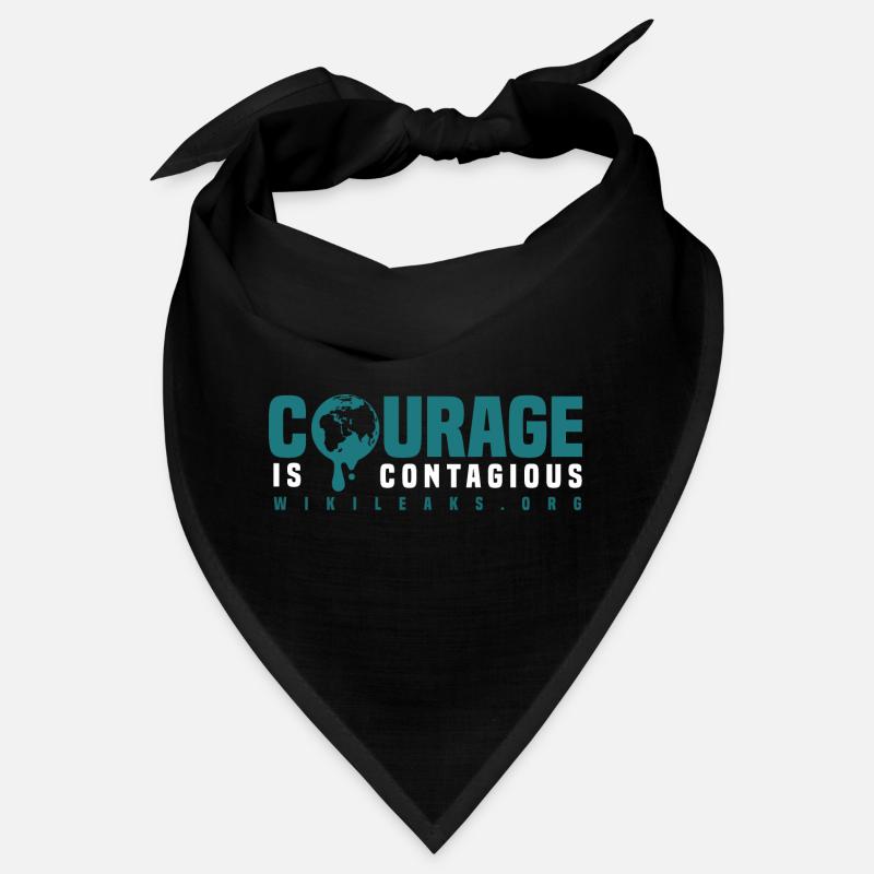 Courage is Contagious - WikiLeaks Bandana