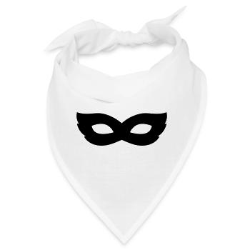 Maske - Bandana - Weiß - Vorne