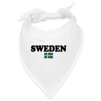 Schweden - Bandana - Weiß - Vorne
