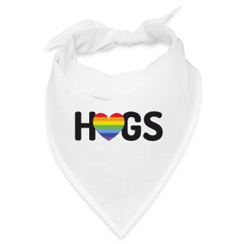 LGBT-Umarmungen - Bandana - Weiß - Vorne