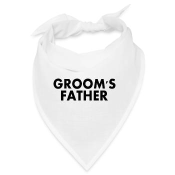 Grooms father - Bandana - Weiß - Vorne