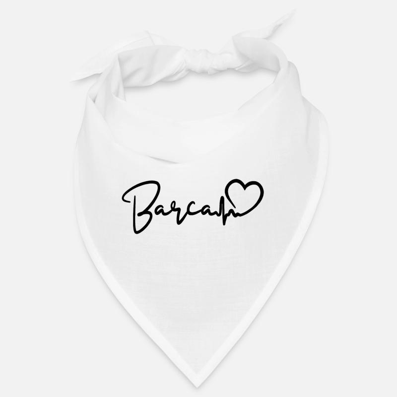 Barca Heartbeat Espagne Barcelone Bandana