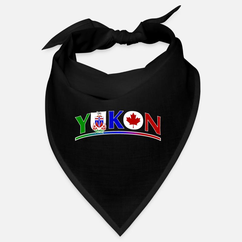 État du Yukon avec drapeau Bandana