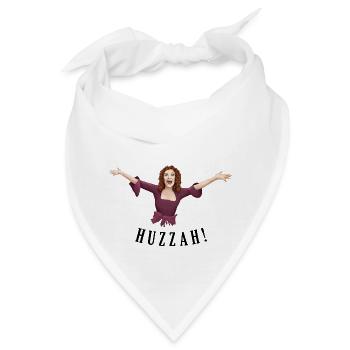 HUZZAH! - Bandana - Weiß - Vorne