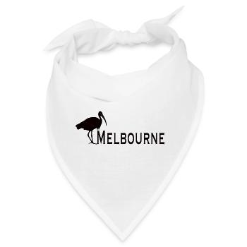 Bin Chicken Melbourne - Bandana - Weiß - Vorne