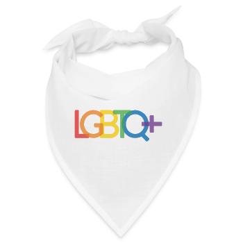 Pride Month - LGBTQ+ - Bandana - Weiß - Vorne