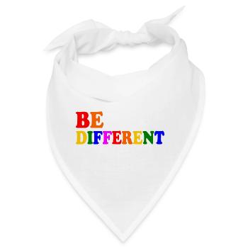 Be different - Bandana - Weiß - Vorne