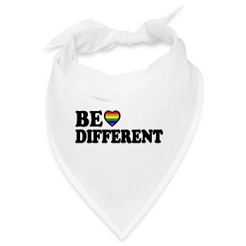 Be different - Bandana - Weiß - Vorne