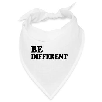 Be different - Bandana - Weiß - Vorne