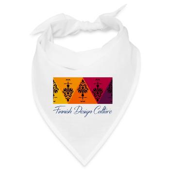 Finnische Designkultur - Bandana - Weiß - Vorne