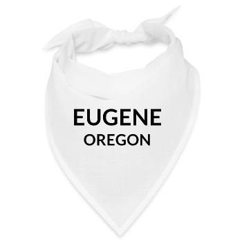 Eugene Oregon USA - Bandana - Weiß - Vorne
