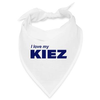I LOVE MY KIEZ - Bandana - Weiß - Vorne