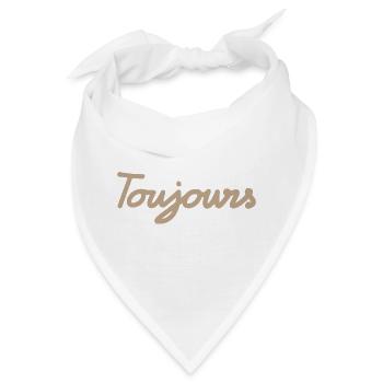 Always – Zeitloses und romantisches Design - Bandana - Weiß - Vorne