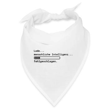 Lade Intelligenz - Bandana - Weiß - Vorne