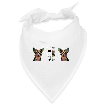 Chihuahua - Bandana - Weiß - Vorne