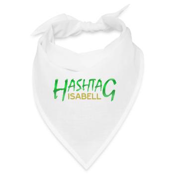 Vorname Isabell - Bandana - Weiß - Vorne