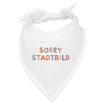 Sorry Stadtbild - Bandana - Weiß - Vorne