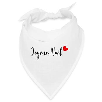 FROHE WEIHNACHTEN. WEIHNACHTEN. FROHE WEIHNACHTEN. FROHE WEIHNACHTEN - Bandana - Weiß - Vorne