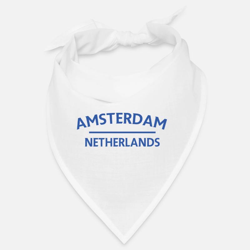 Amsterdam – Netherlands Textdesign Bandana