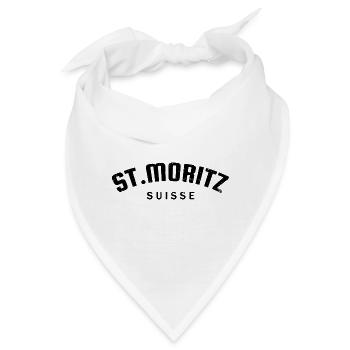 St. Moritz - Suisse - Schweiz - Swiss - Bandana - Weiß - Vorne