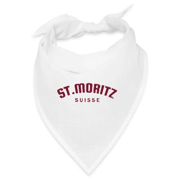 St. Moritz - Suisse - Schweiz - Swiss - Bandana - Weiß - Vorne