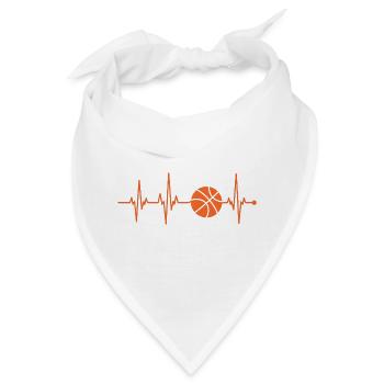 Beatlinie Basketball Puls - Bandana - Weiß - Vorne
