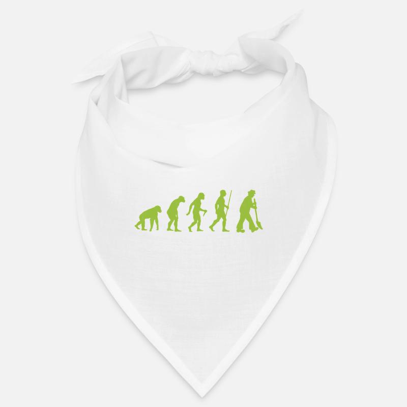 Evolution - from prehistoric man to garden lover Bandana