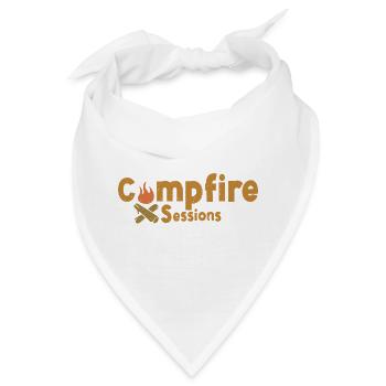Campfire Sessions – Cozy Outdoor Camp Design - Bandana - Weiß - Vorne