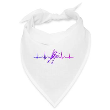 Pickleballspielerinnen Fans lieben Pickleballsport - Bandana - Weiß - Vorne