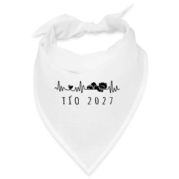 Tío 2027 Latido del Corazón - Futuro Tío - Bandana - Weiß - Vorne