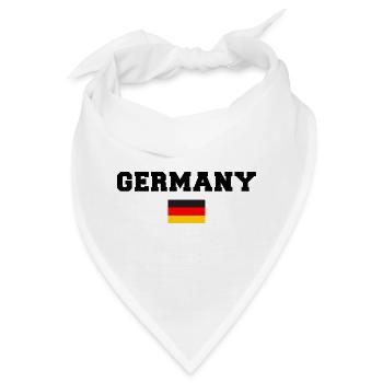 Germany Deutchland - Bandana - Weiß - Vorne