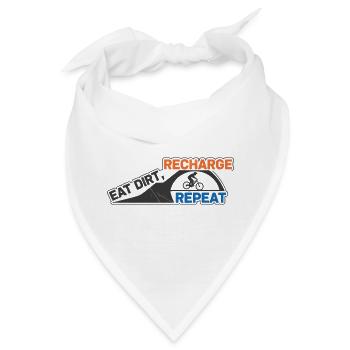 Erde fressen, aufladen, EMTB wiederholen. - Bandana - Weiß - Vorne