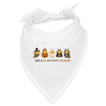 Bienen-Halloween-Parade - Bandana - Weiß - Vorne