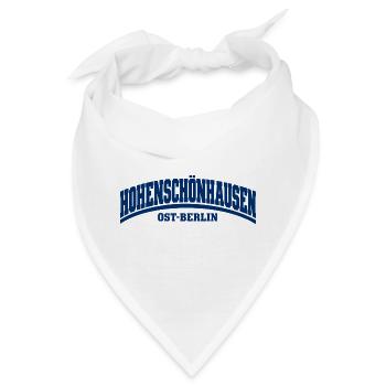 Hohenschönhausen - Ost-Berlin - Bezirk Deutschland - Bandana - Weiß - Vorne