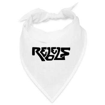 rebellisch - Bandana - Weiß - Vorne