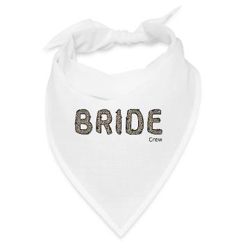 Team Braut JGA, Junggesellinnenshirt - Bandana - Weiß - Vorne