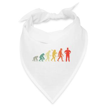 Arzt Evolution Doktor Für Assistenzärzte Mediziner - Bandana - Weiß - Vorne