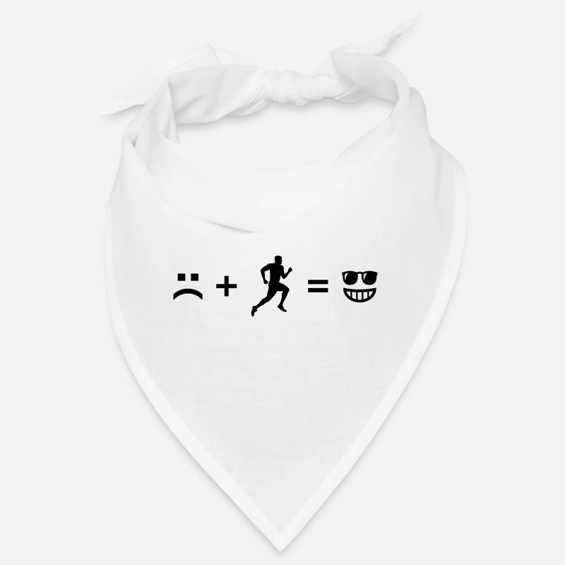 La course rend heureux, formule de la chance du coureur Bandana