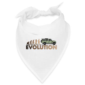 Defender 110 Evolution - Bandana - Weiß - Vorne