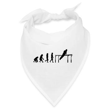 Kunstturnen Parallelbarren Turner Evolution - Bandana - Weiß - Vorne