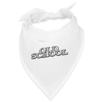 old school - Bandana - Weiß - Vorne