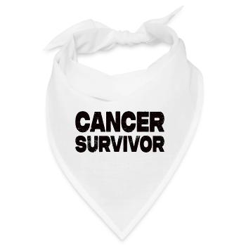 Cancer Survivor - Bandana - Weiß - Vorne