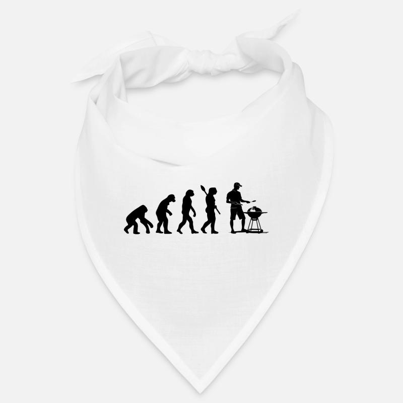 Drôle d’évolution humaine Grill Master BBQ Lover Bandana