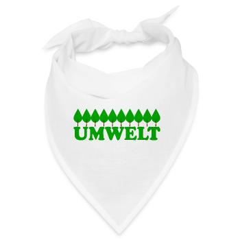 UMWELT - Bandana - Weiß - Vorne