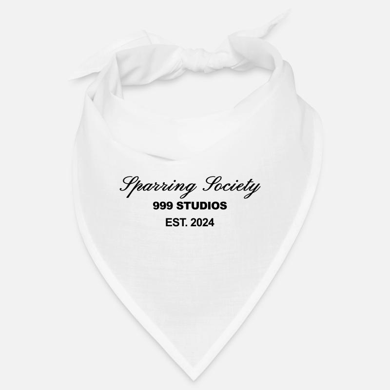 Sparring society White print Bandana
